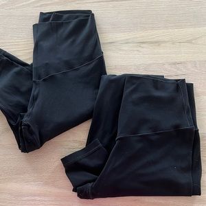 Aerie / Offline Real Me Black Leggings Set of 2